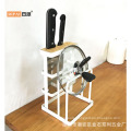 Wrought iron multifunctional kitchen knife rack storage rack